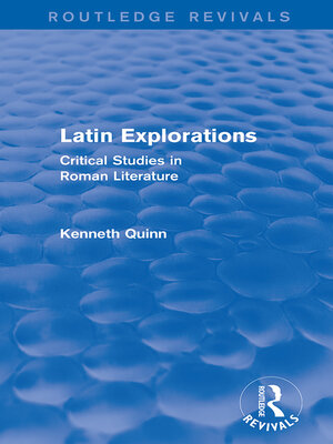 cover image of Latin Explorations (Routledge Revivals)